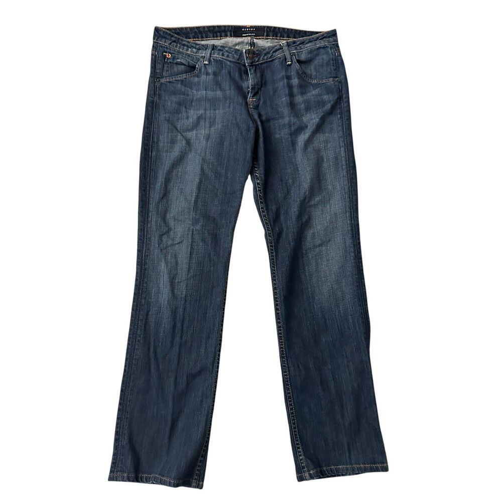 Hudson‎ Dark Wash Made in USA Low Rise Bootcut Stretchy Jeans Size 32